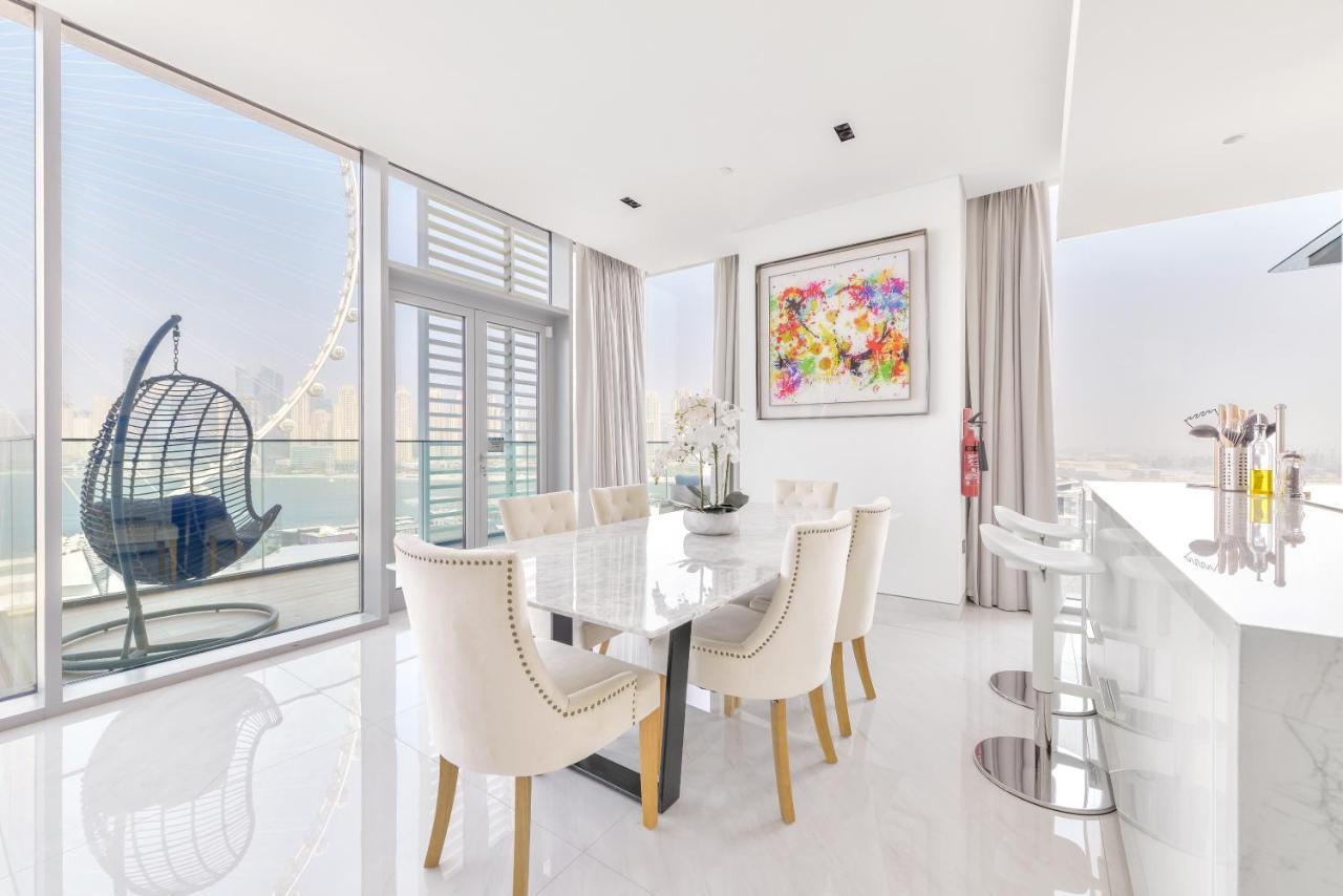 Spectacular 3 Bedroom Condo With Maids Room Facing The Dubai Eye المظهر الخارجي الصورة
