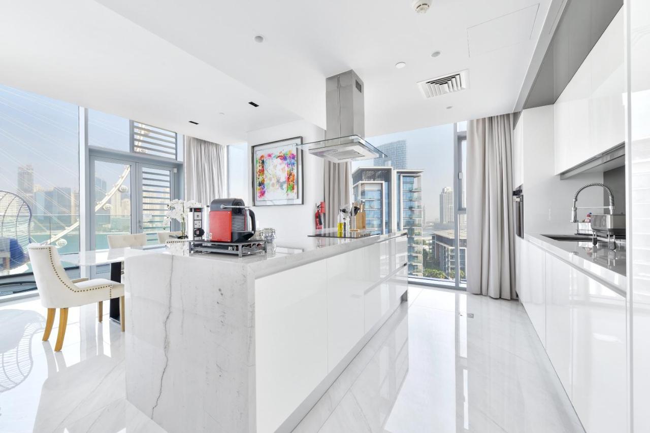 Spectacular 3 Bedroom Condo With Maids Room Facing The Dubai Eye المظهر الخارجي الصورة