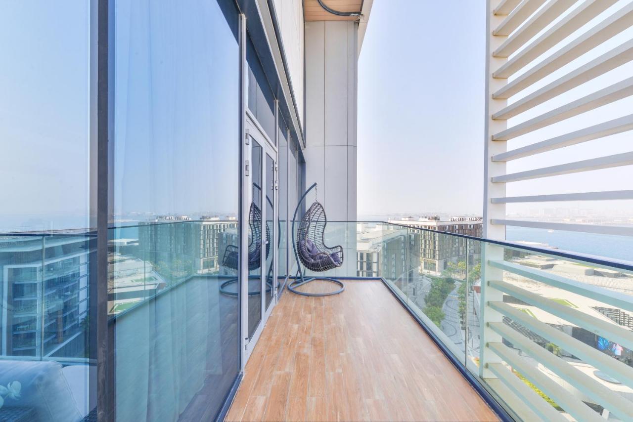 Spectacular 3 Bedroom Condo With Maids Room Facing The Dubai Eye المظهر الخارجي الصورة