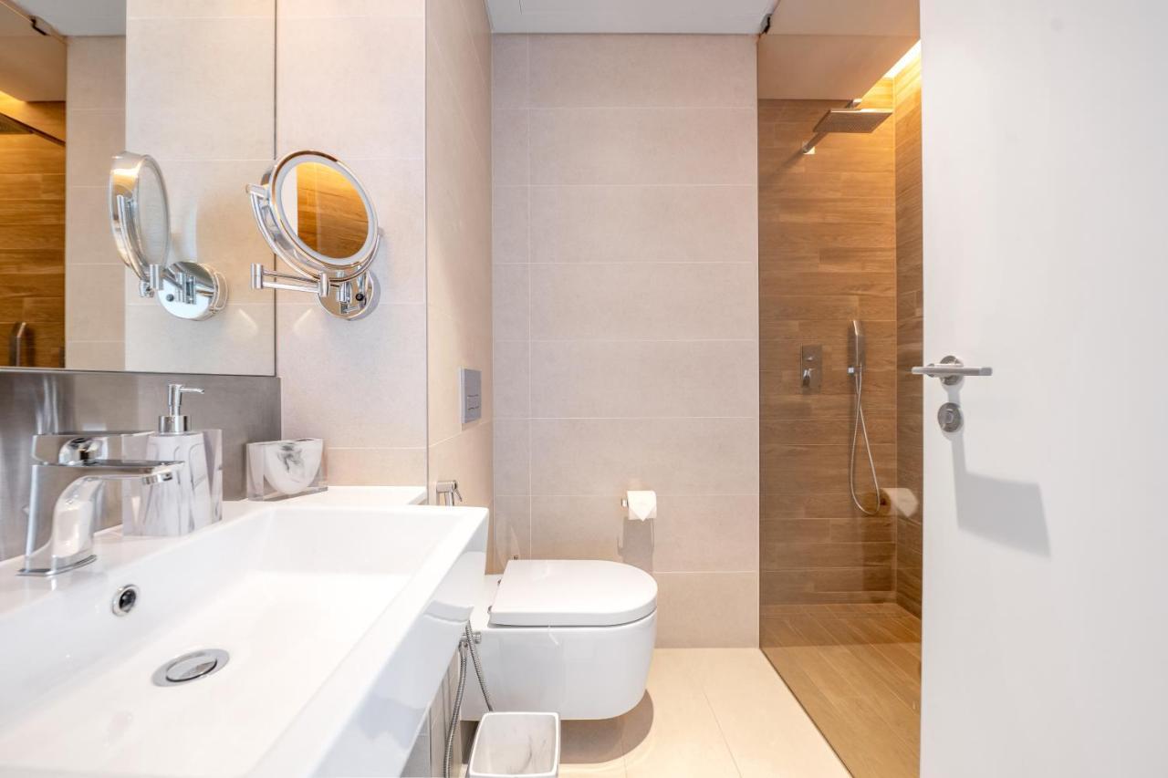 Spectacular 3 Bedroom Condo With Maids Room Facing The Dubai Eye المظهر الخارجي الصورة