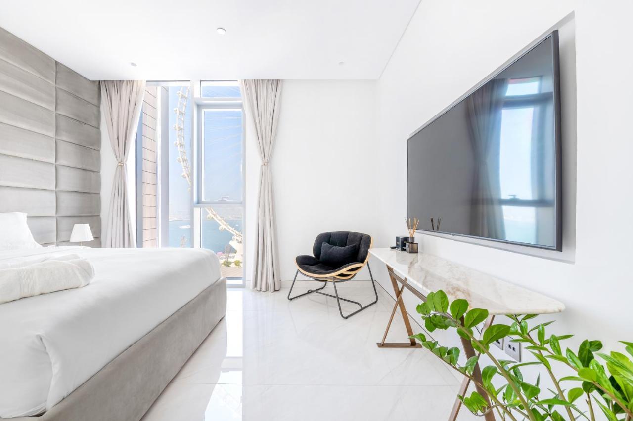 Spectacular 3 Bedroom Condo With Maids Room Facing The Dubai Eye المظهر الخارجي الصورة