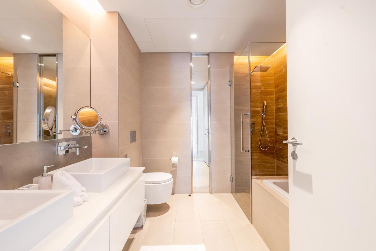 Spectacular 3 Bedroom Condo With Maids Room Facing The Dubai Eye المظهر الخارجي الصورة