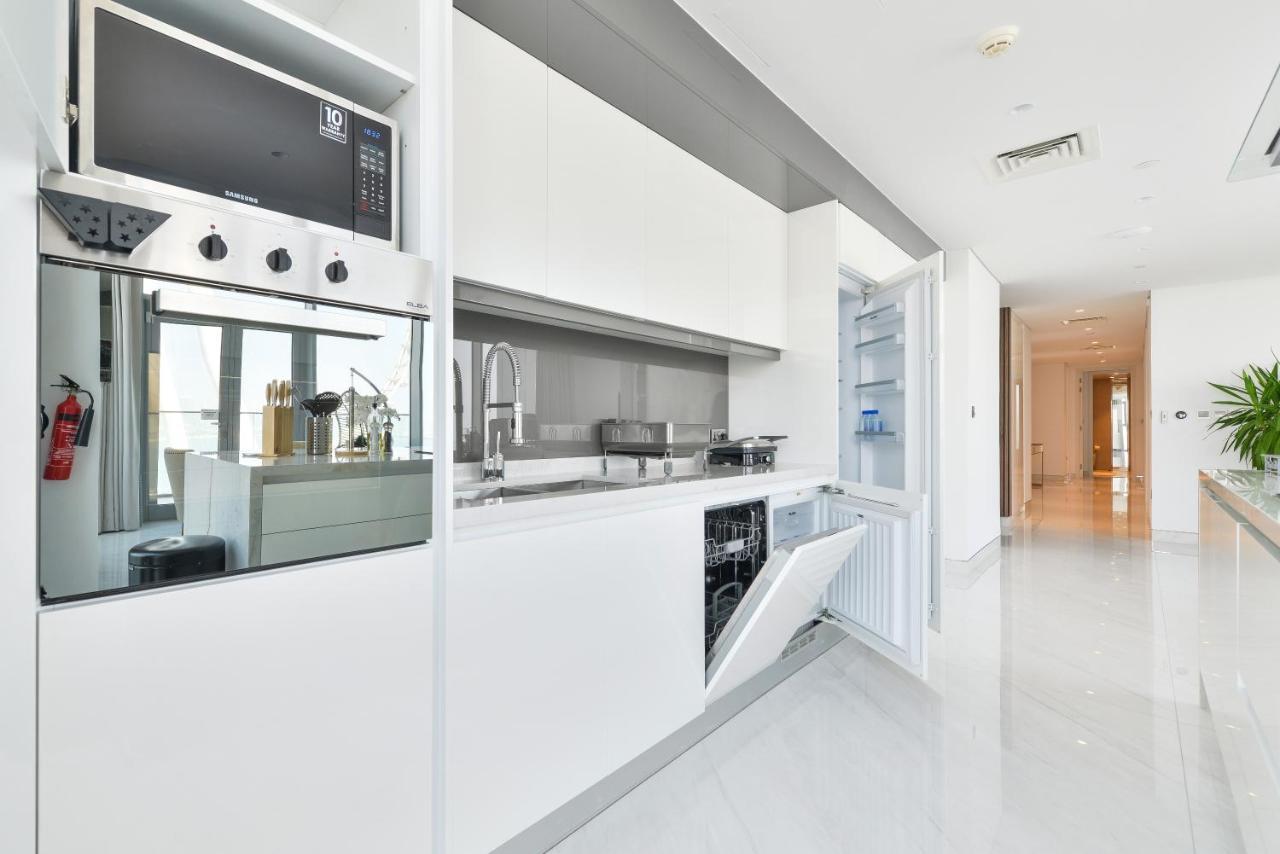Spectacular 3 Bedroom Condo With Maids Room Facing The Dubai Eye المظهر الخارجي الصورة